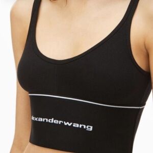 NWT Alexander Wang ribbed jersey bra top